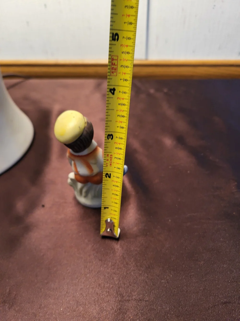 Vintage Boy Garden Minature Ceramic Figurine No Markings